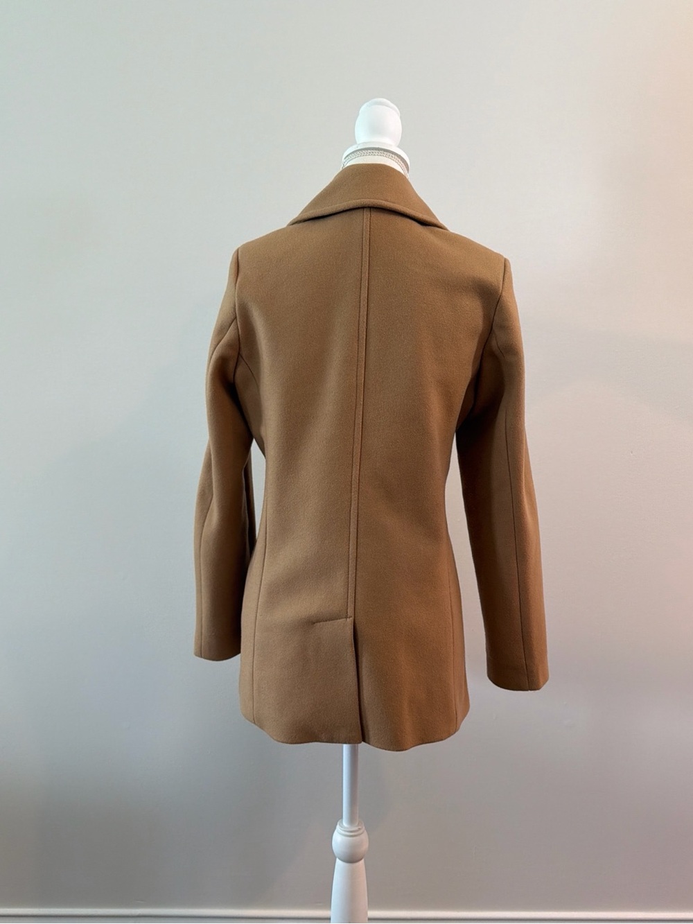 Old Navy Camel Double-Breasted Peacoat - Picture 3 of 7